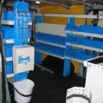 Huoltoauton toimistovarusteet